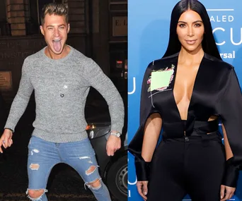 Scotty T and Kim Kardashian West