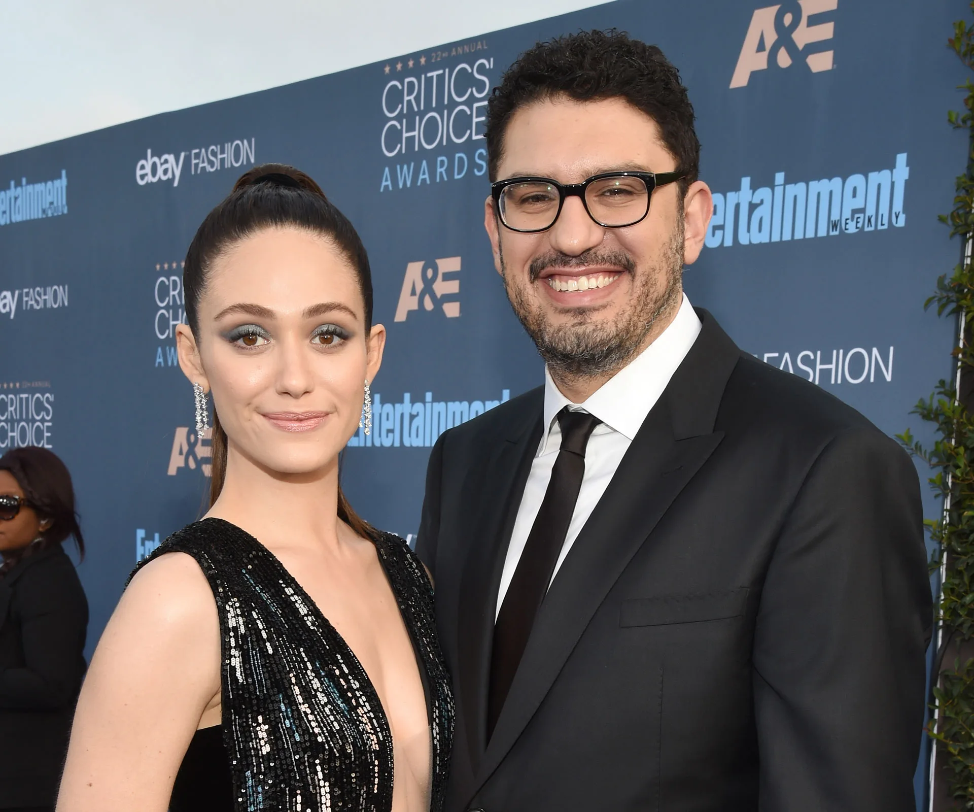 Emmy Rossum and Sam Esmail