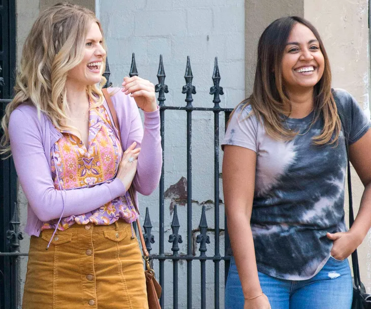 Jessica Mauboy and Bonnie Sveen