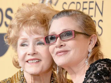 Carrie Fisher and Debbie Reynolds 