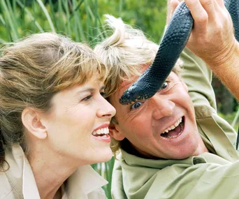 Terri and  Steve Irwin
