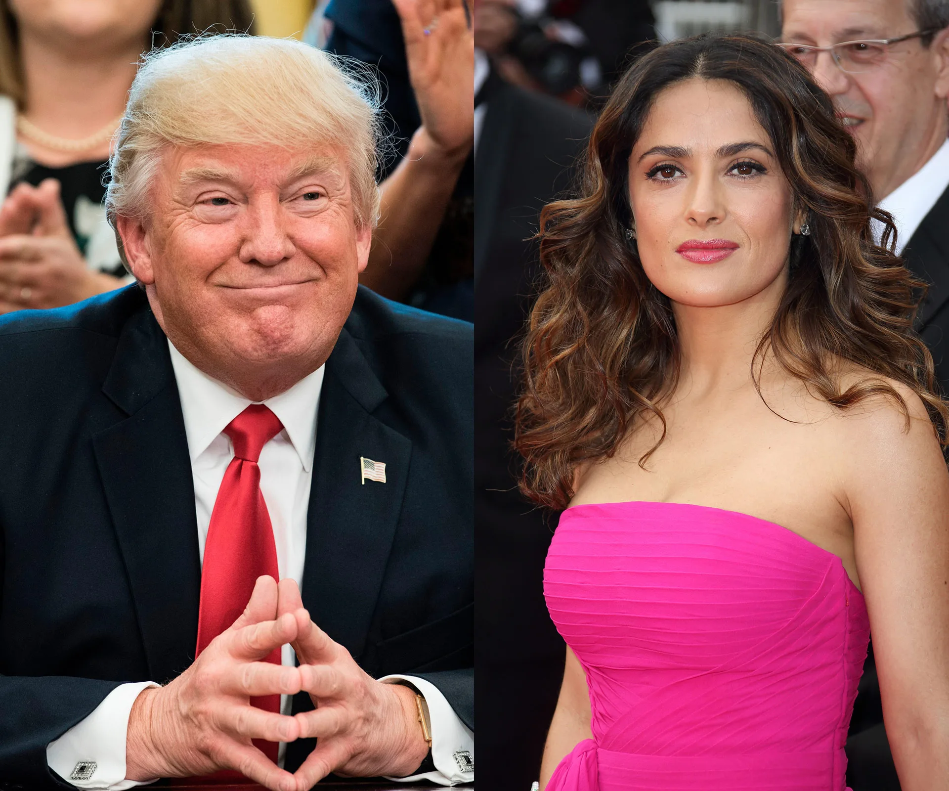 Donald Trump Salma Hayek