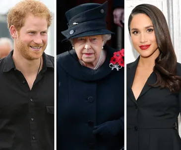 Queen Elizabeth, Meghan Markle, Prince Harry