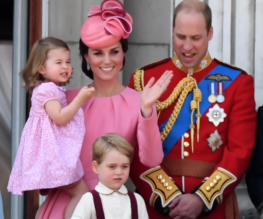 Prince George Princess Charlotte Trooping Colour 2017