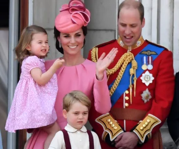 Prince George Princess Charlotte Trooping Colour 2017
