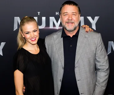 Russell Crowe and Sophia Forrest 