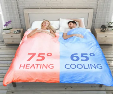 Clime control bed
