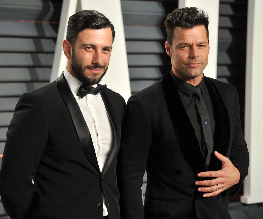 Ricky Martin and Jwan Yosef