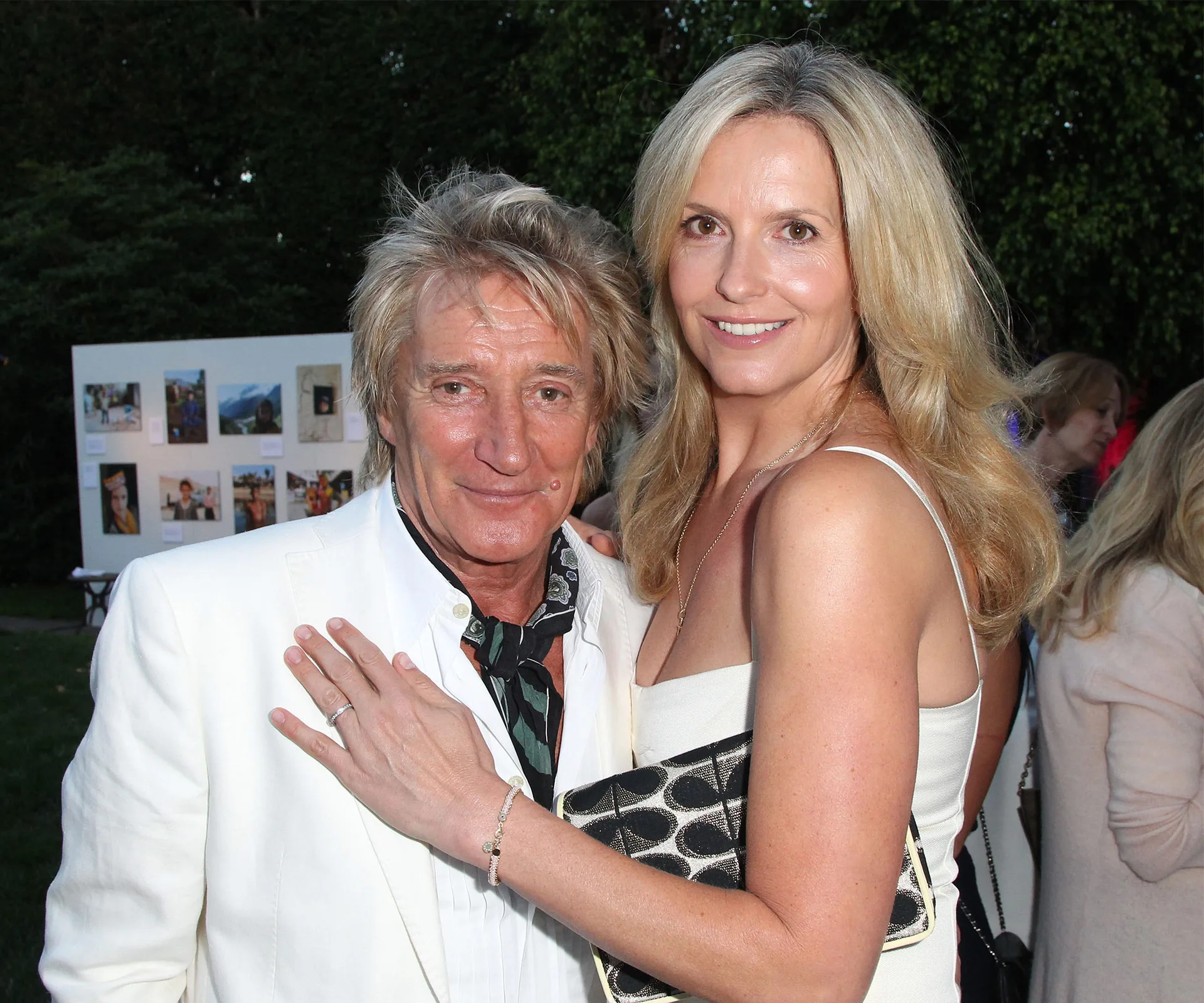 Rod Stewart and Penny Lancaster