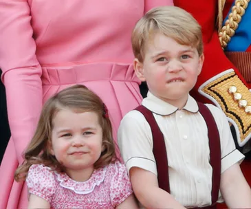 Princess Charlotte and Prince George 