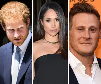 Prince Harry, Meghan Markle, Trevor Engelson 
