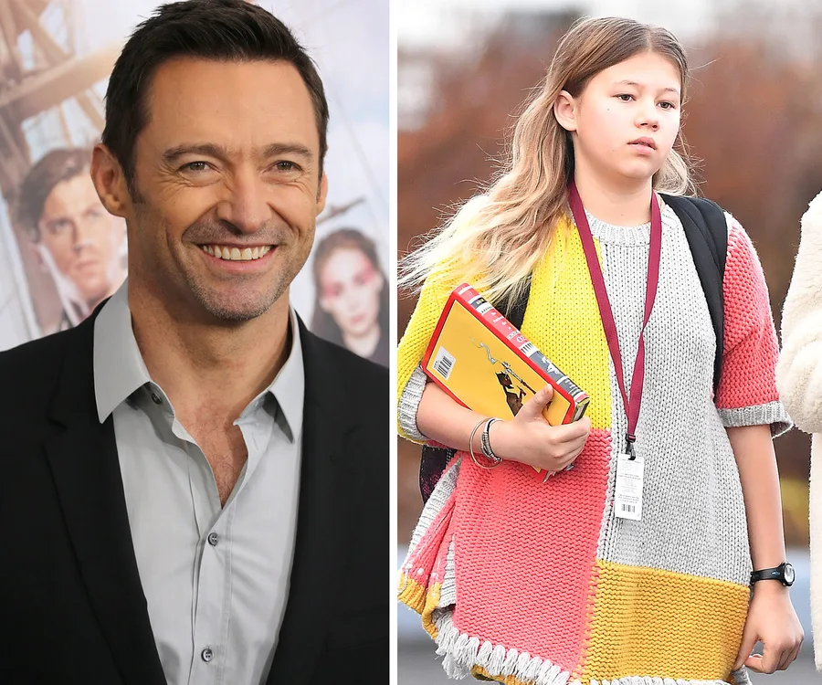 Hugh Jackman and Matilda Ledger