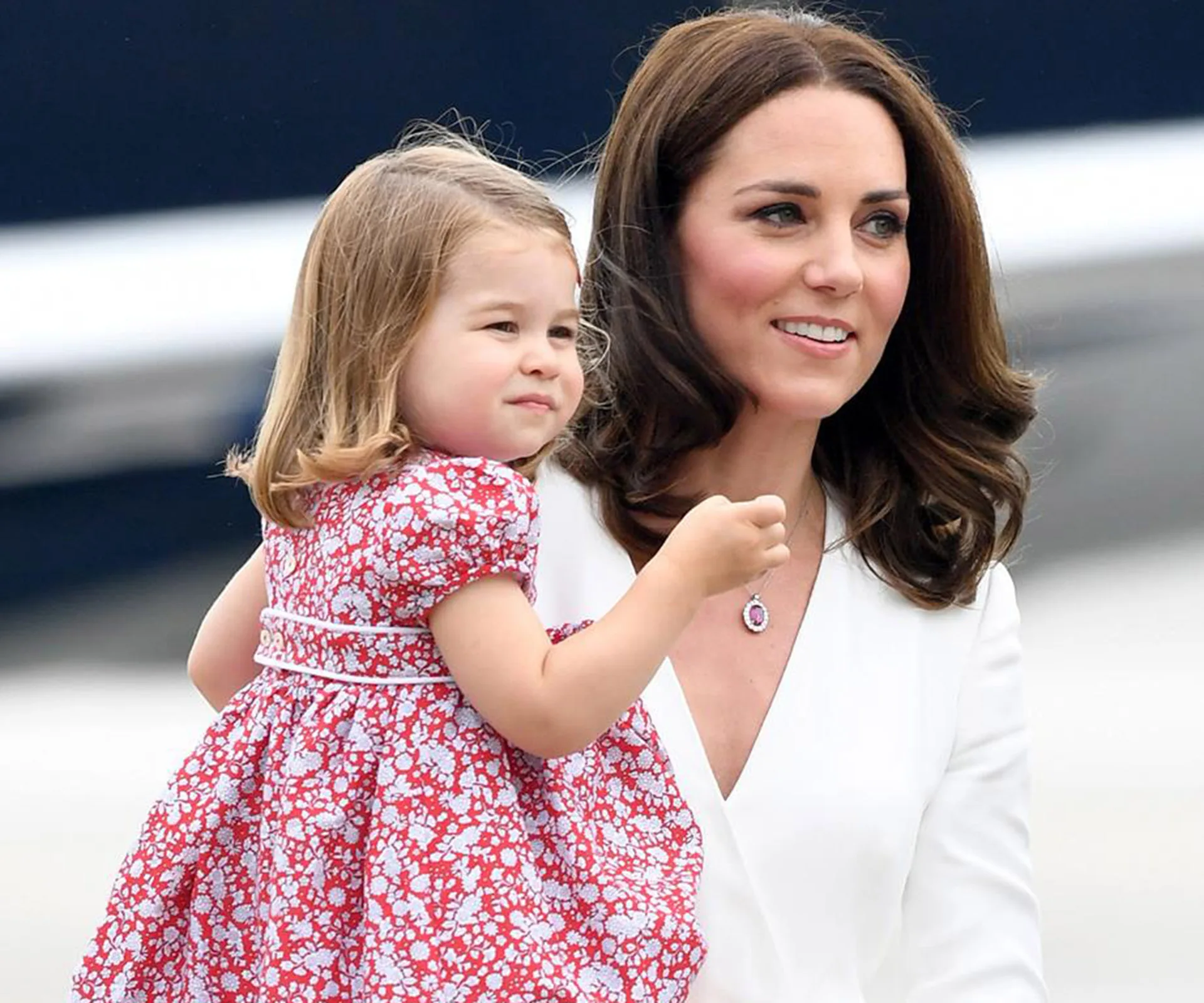 Duchess Catherine and Princess Charlotte