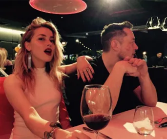 Amber Heard and Elon Musk 