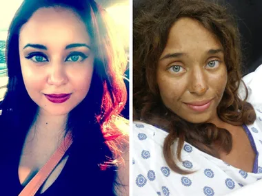 Woman missing for month found naked on side of the road