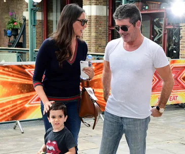 Simon Cowell and his son Eric 
