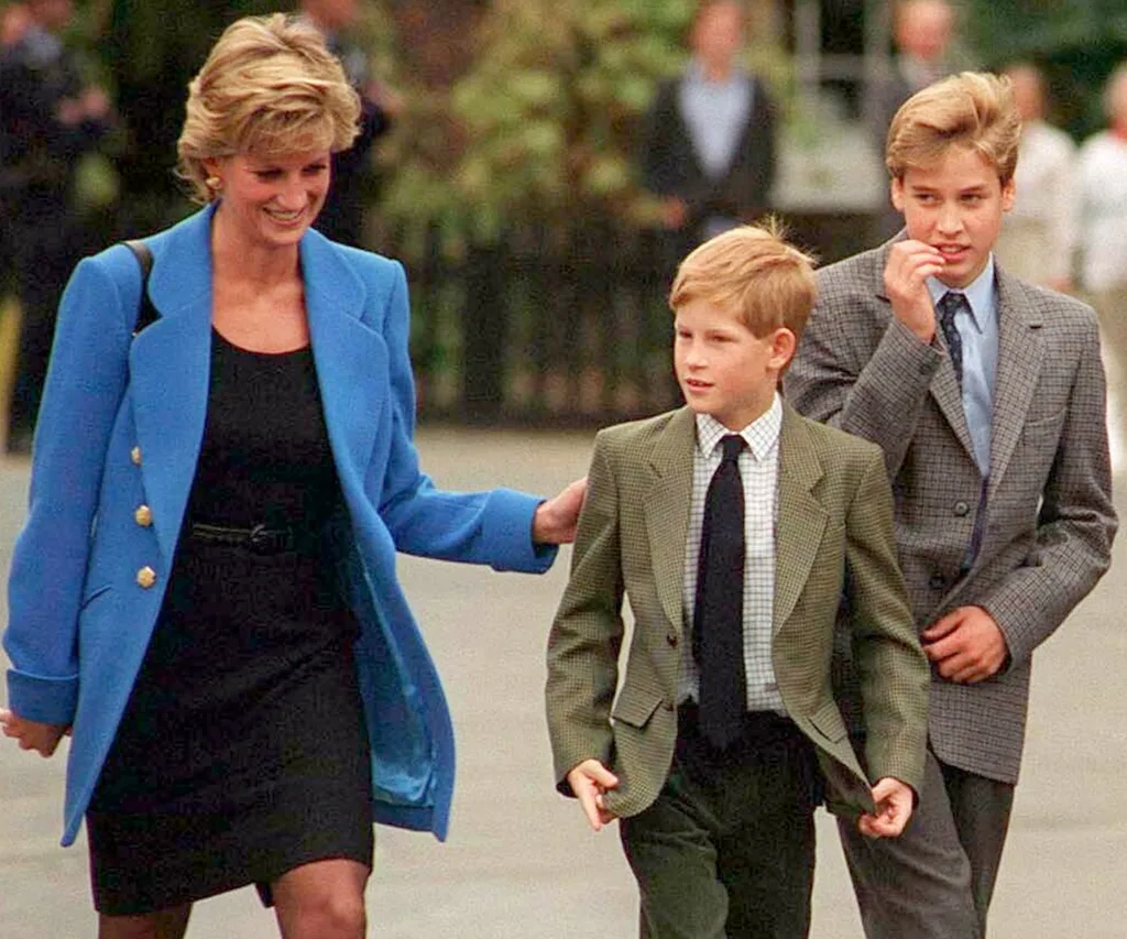 Prince William, Prince Harry, Princess Diana