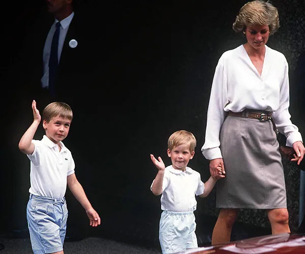 Prince William, Prince Harry, Princess Diana