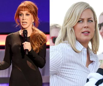 Kathy Griffin and Sam Armytage
