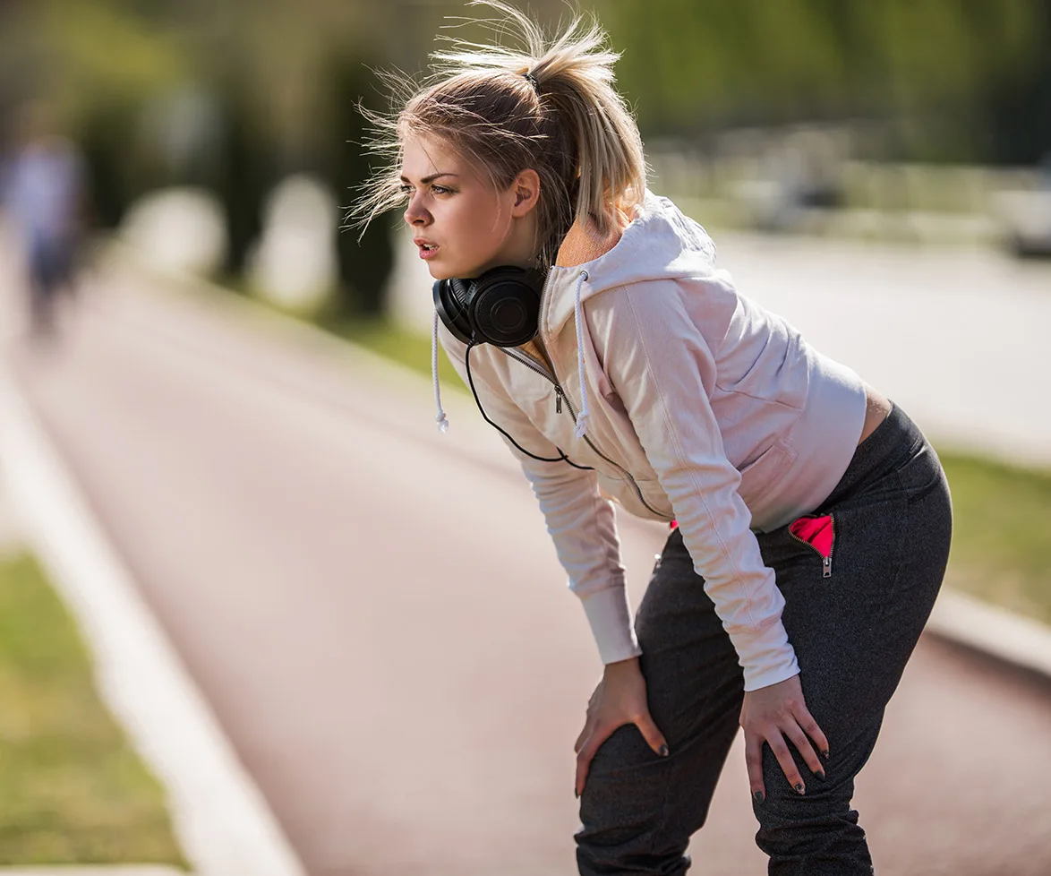 Woman exercising