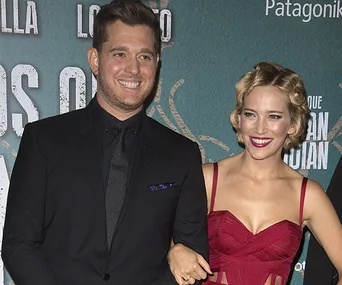 Michael Buble and Luisana Lopilato