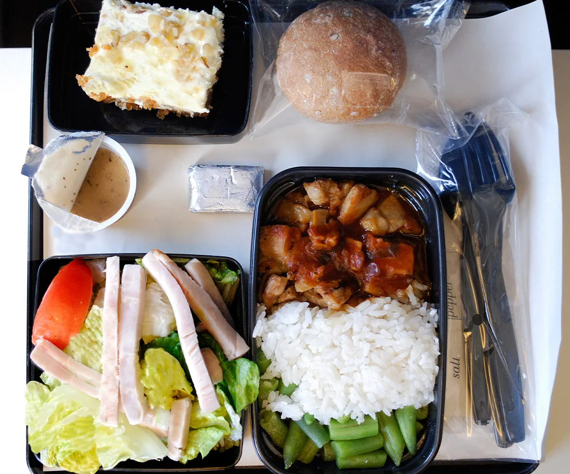 In-flight meal