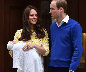 Prince William, Princess Charlotte and Duchess Catherine