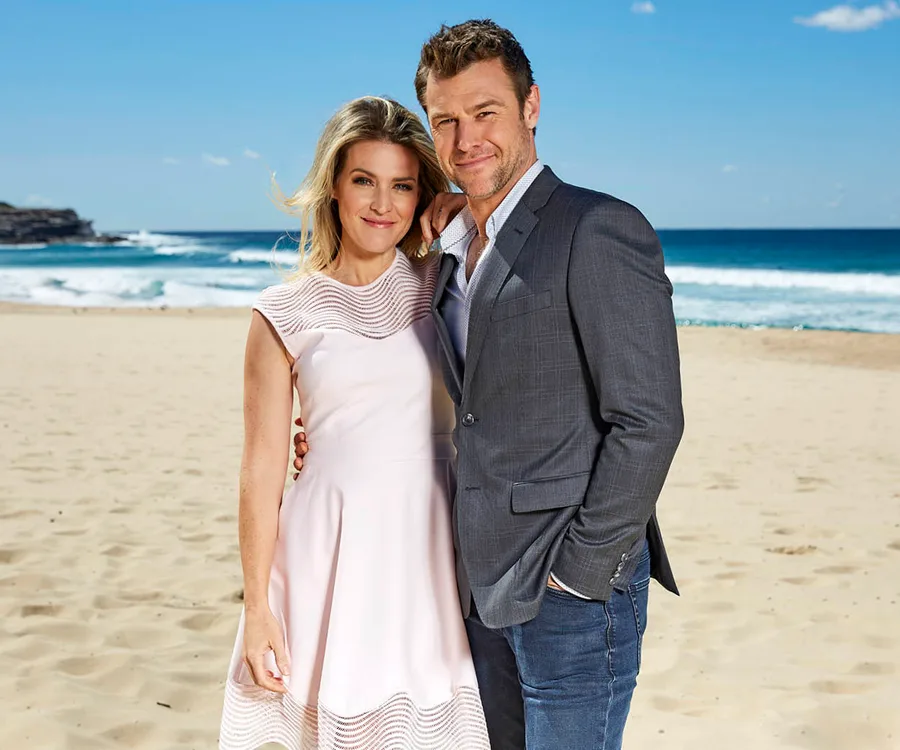 Rodger Corser and Jenni Baird