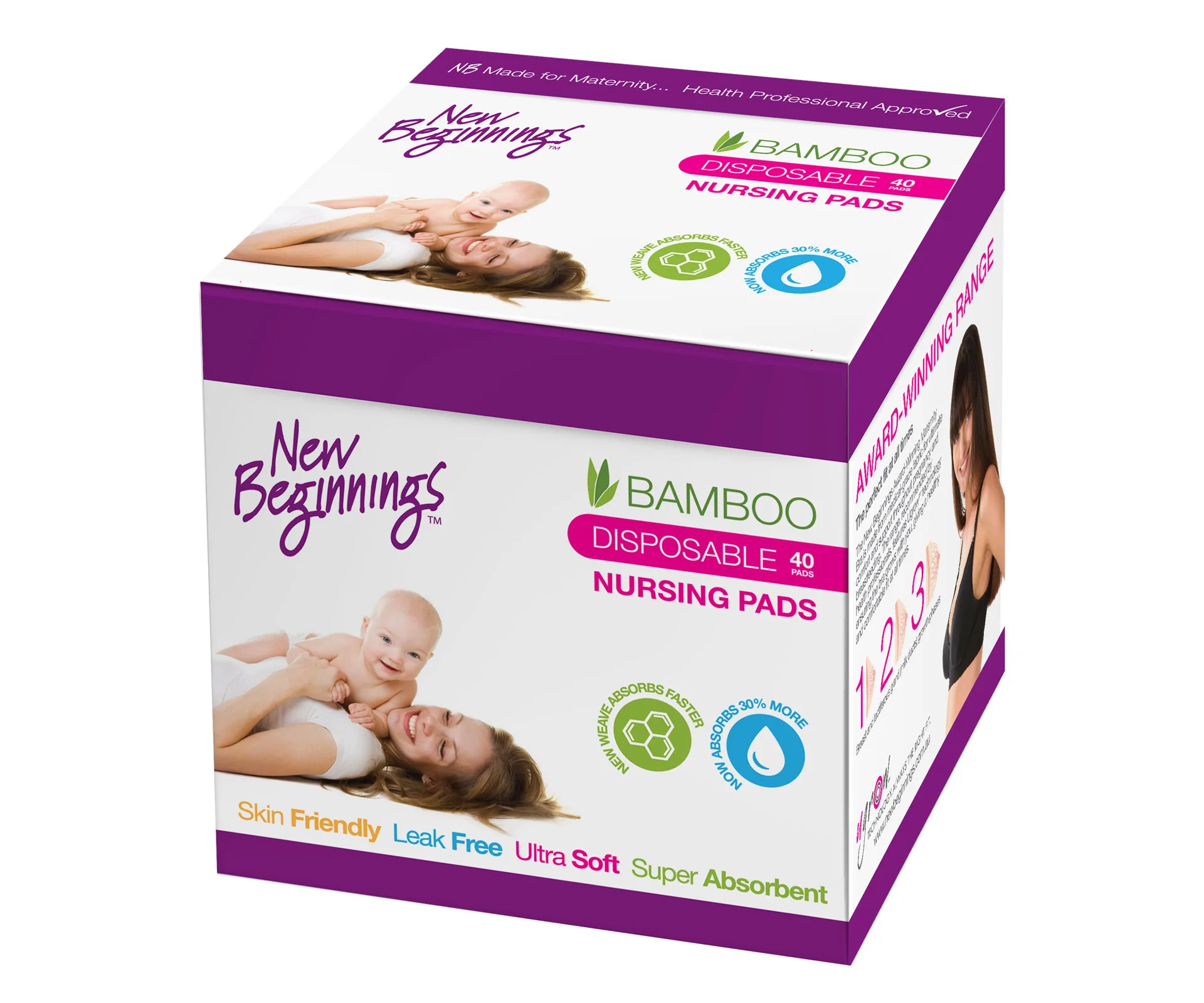 New Beginnings Bamboo Nursing Pads