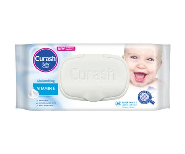 Curash Babycare Vitamin E Wipes