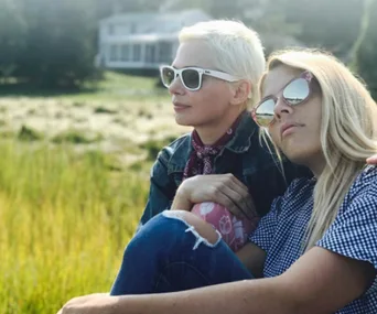 Michelle Williams and Busy Phillipps