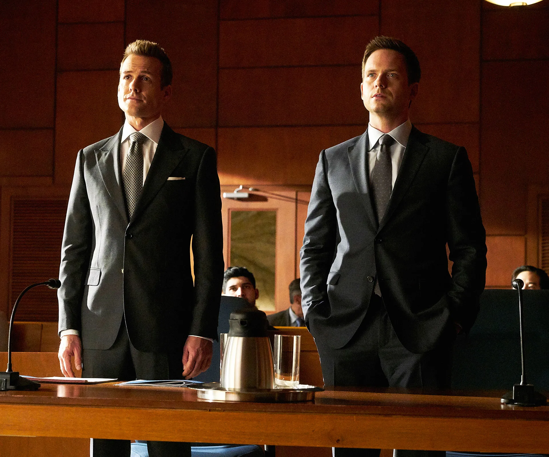 Gabriel Macht and Patrick J. Adams