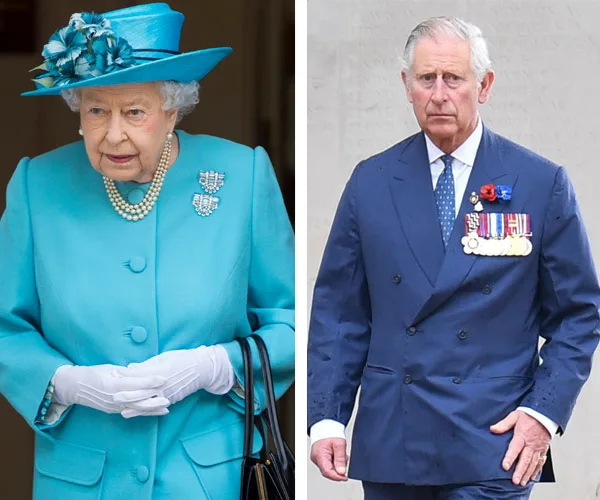 The Queen and Prince Charles