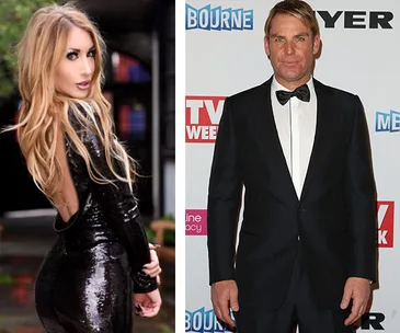 Valerie Fox and Shane Warne 
