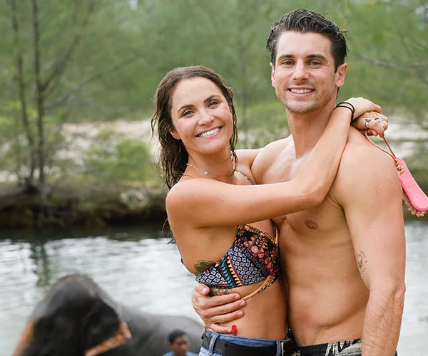 Matty J and Laura Byrne