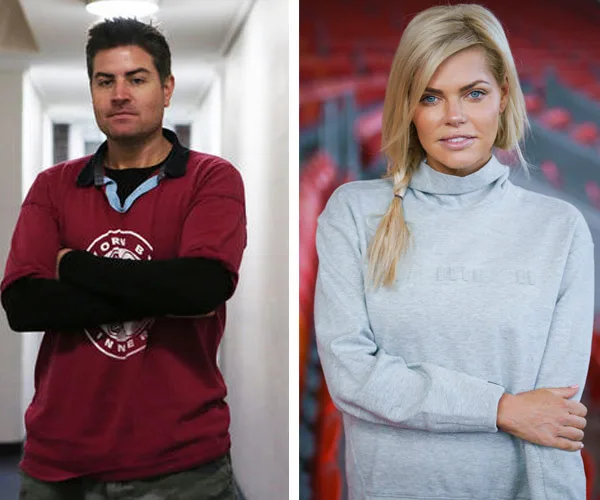 Stu Laundy and Sophie Monk