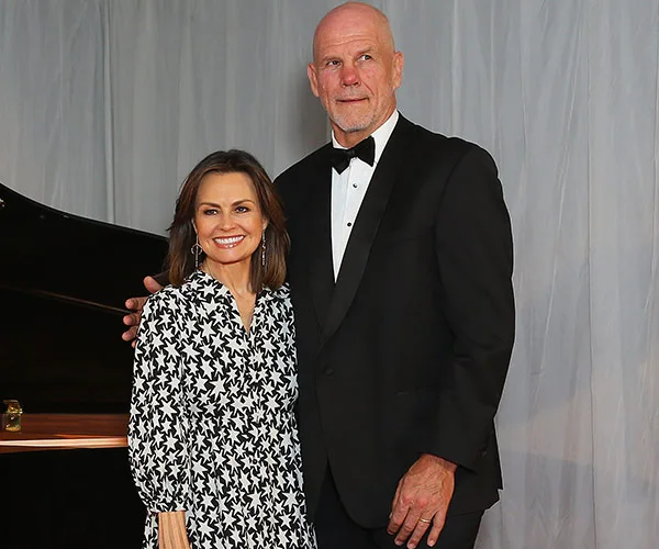 Lisa Wilkinson and Peter FitzSimons
