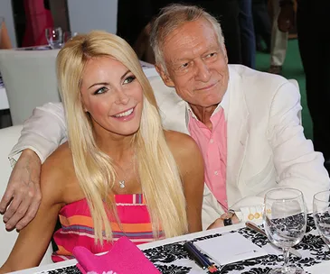 Crystal and Hugh Hefner