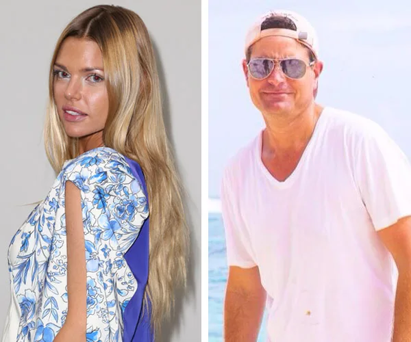 Sophie Monk and Stu Laundy