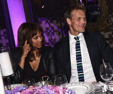 Tyra Banks and Erik Asla