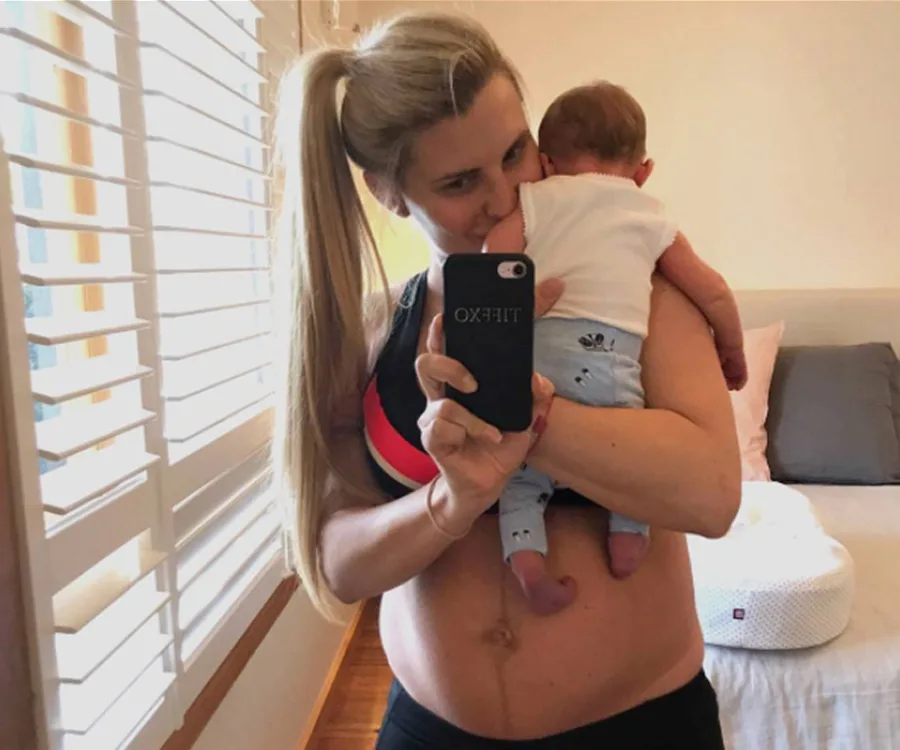 Tiffiny Hall post-baby body