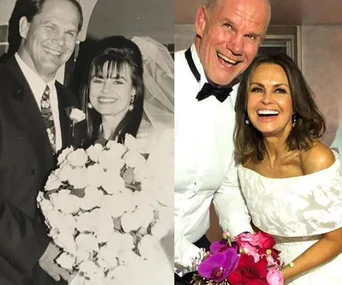 Lisa Wilkinson and Peter FitzSimons 