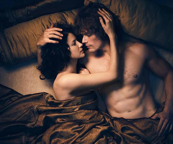 Caitriona Balfe and Sam Heughan