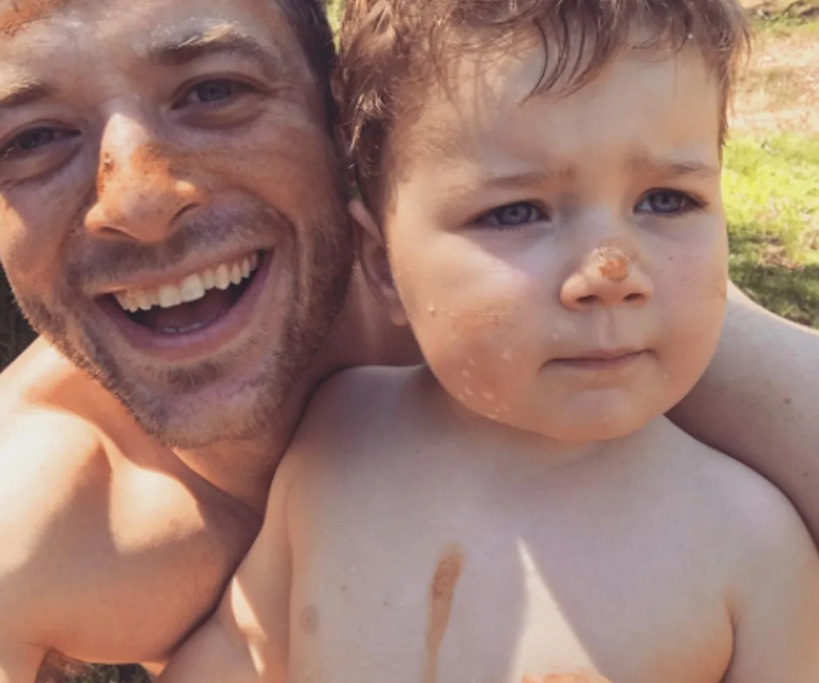 Hamish Blake and Sonny Blake