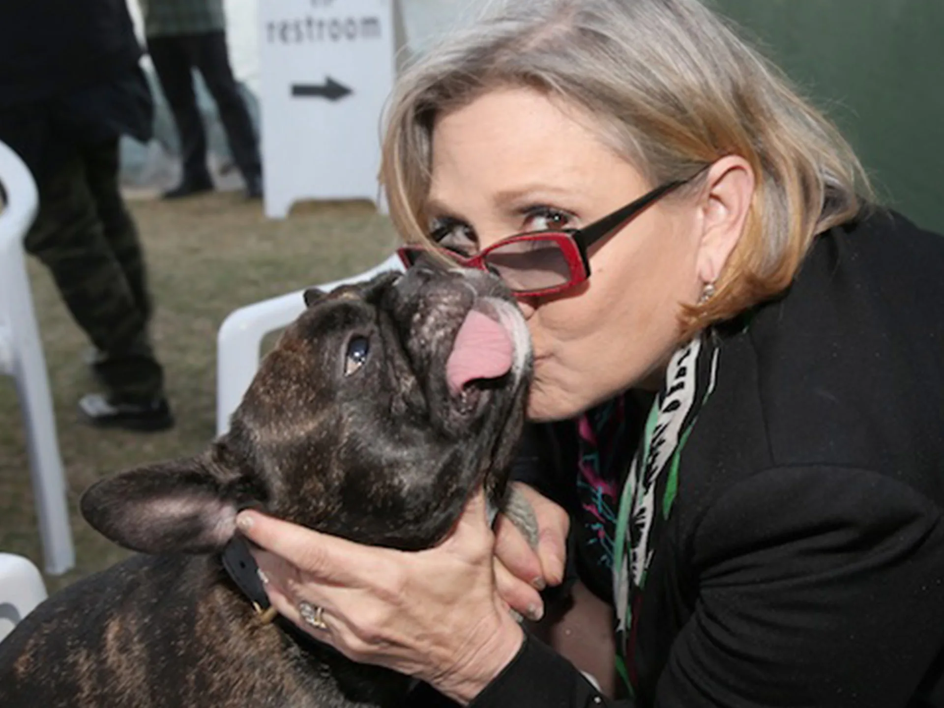 Carrie Fisher and Gary