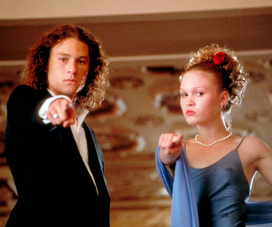 Heath Ledger and Julia Stiles