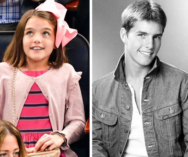 Suri and Tom Cruise