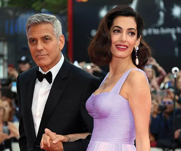 Amal and George Clooney