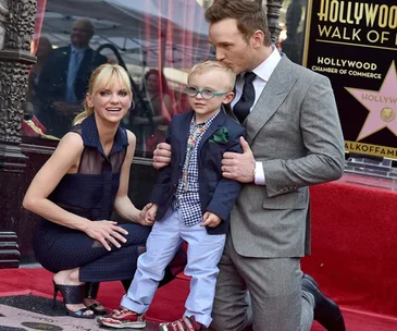 Anna Faris, Chriss Pratt and Jack Pratt