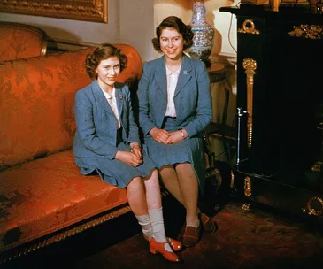 Princess Margaret and Queen Elizabeth II